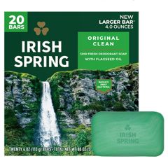 Set 20 cục Xà bông Irish Spring Original Clean Mỹ 113g x 20