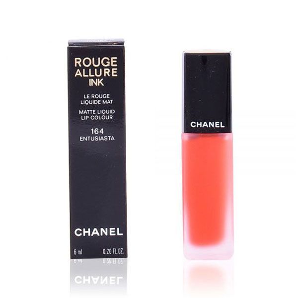Son kem lì Chanel Rouge Allure Ink Matte 164 Entusiasta 6ml – Màu Đỏ Cam