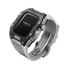 đồng hồ VERTU meta watch Black Diamond - White Strap