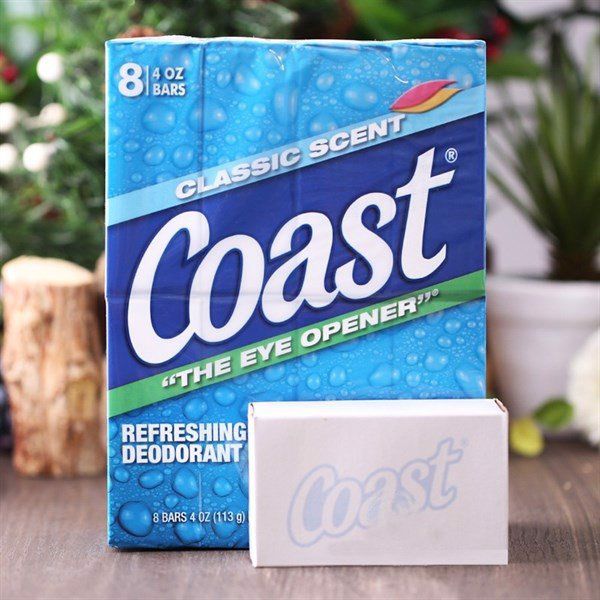 Xà phòng tắm Coast Classic Scent The Eye Opener của Mỹ set 8 cục 113g