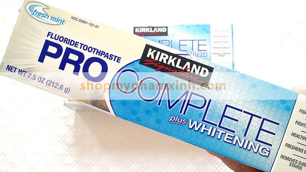Kem Đánh Răng Kirkland Signature - Pro Complete Plus Whitening 212.6g