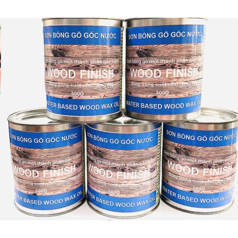  Sơn phủ bóng gỗ gốc nước Wood Finish 500G loại cứng 