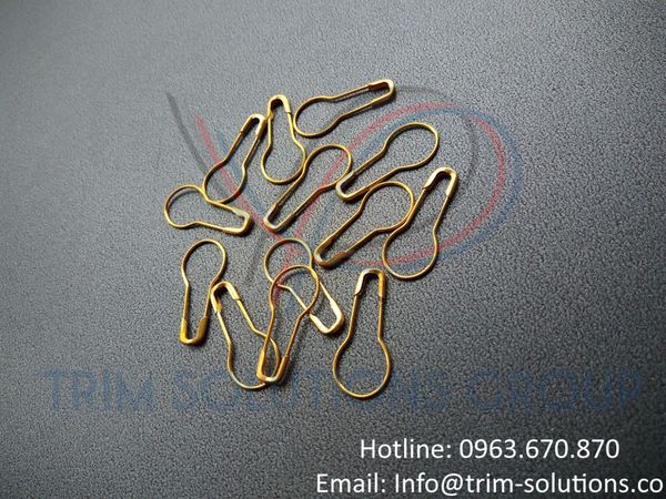 Kim băng bầu, Kim băng thường, Kim băng hồ lô, Safety pins, Round pins