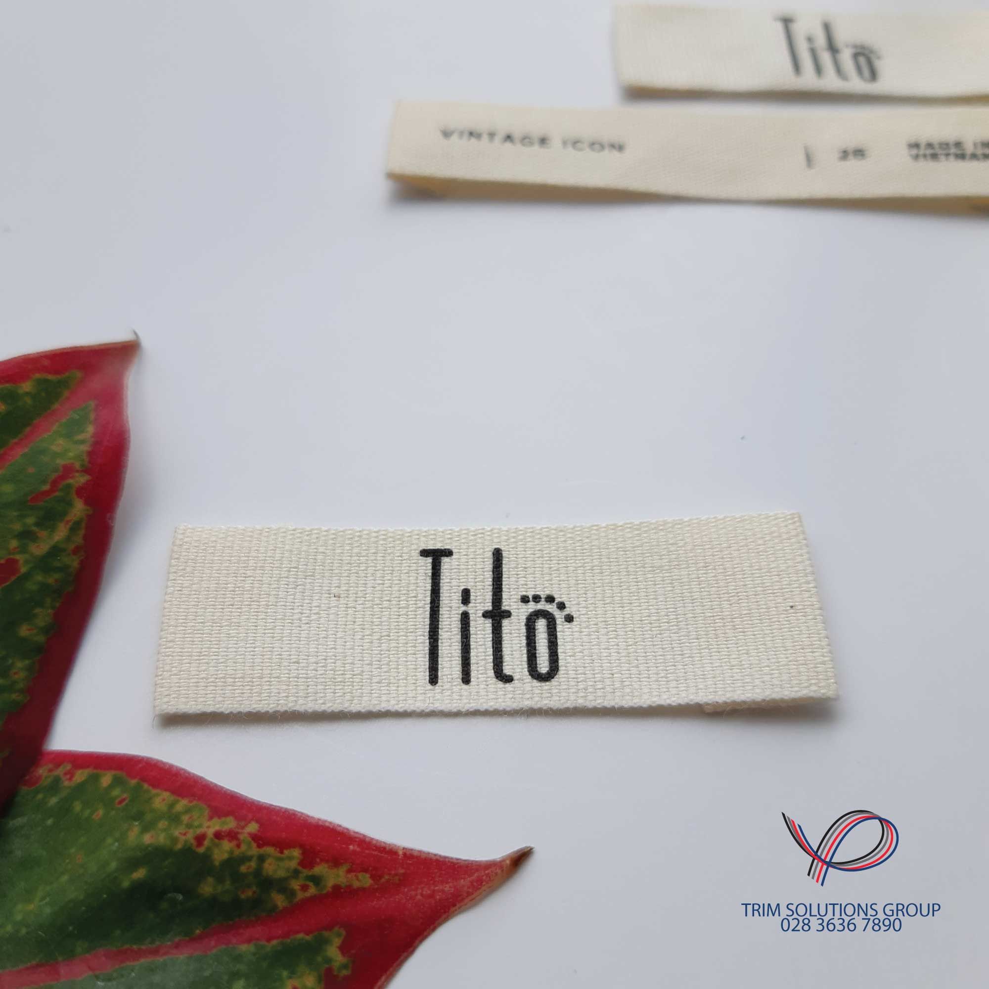 Printed Fabric Label - PFLN007