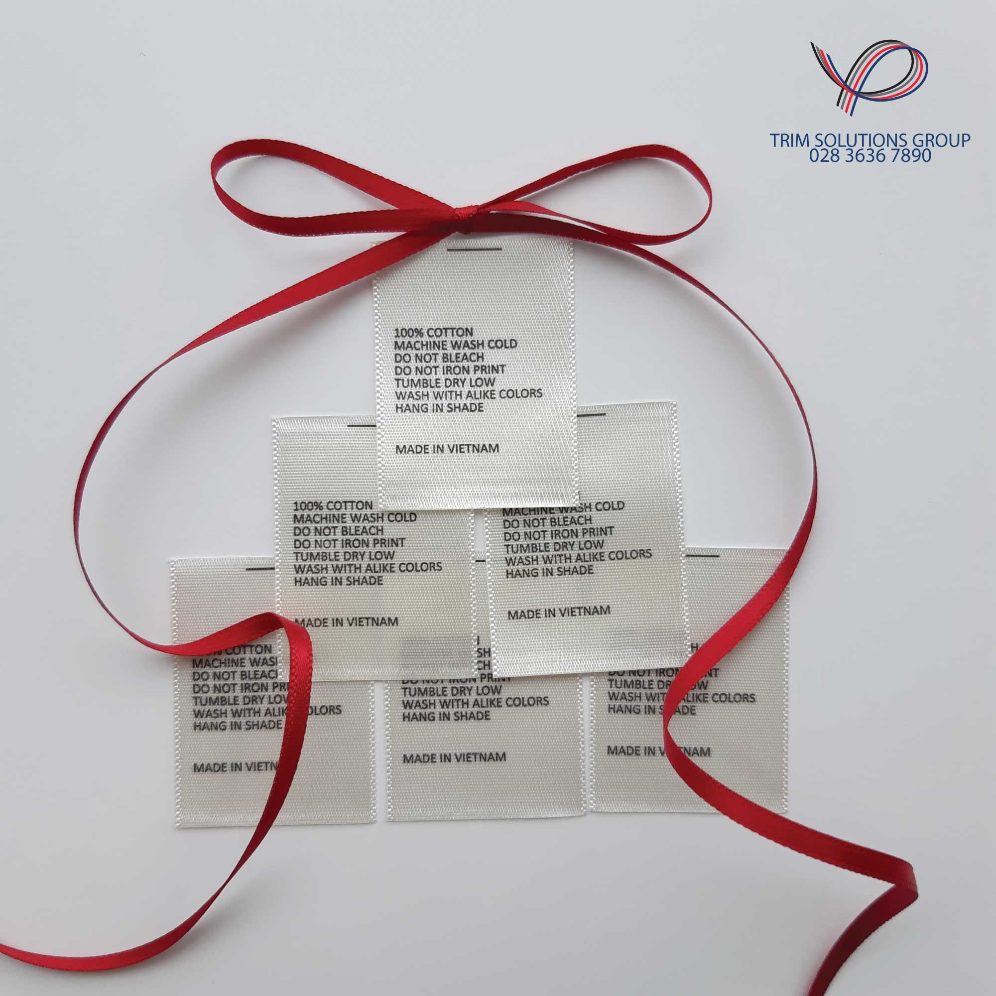 Printed Fabric Label - PFLN001