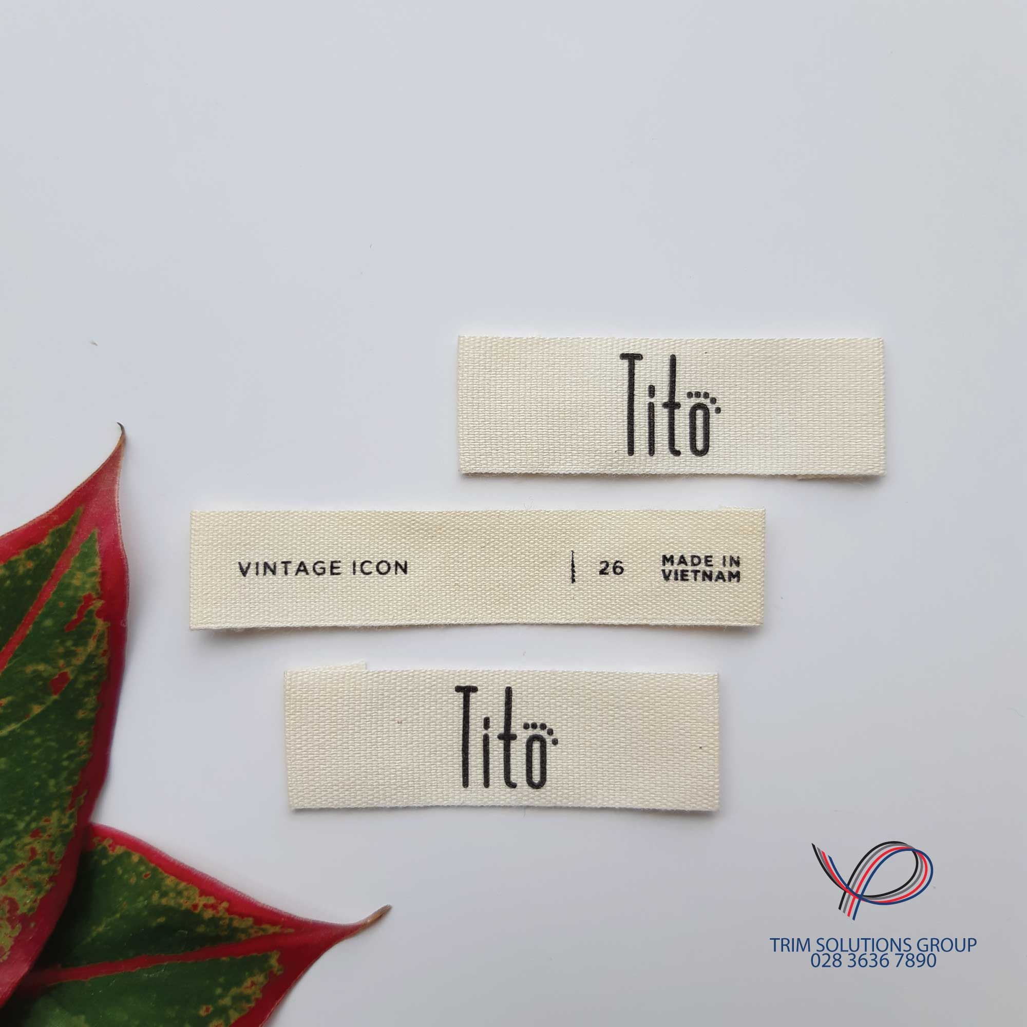 Printed Fabric Label - PFLN007