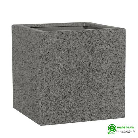 CHẬU COMPOSITE GIẢ ĐÁ ESTERAS - ARNHEM ( MÀU SMARTLITE DARK GREY )