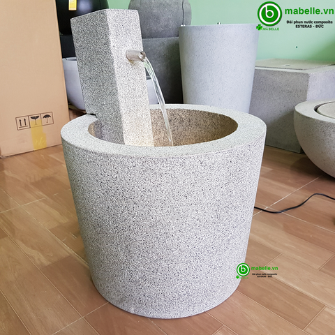 ĐÀI PHUN NƯỚC COMPOSITE ESTERAS - ARMA   (NATURELITE GRANIT GREY)