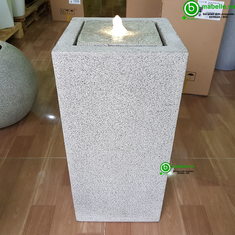 ĐÀI PHUN NƯỚC COMPOSITE ESTERAS - PARU  (NATURELITE GRANIT GREY)