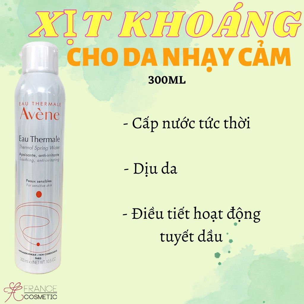 AVENE XỊT KHOÁNG DA NHẠY CẢM 300ML