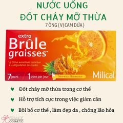 NƯỚC UỐNG ĐỐT MỠ HƯƠNG CAM DỨA MILICAL 7X10ML