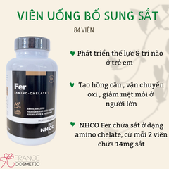 NHCO FER VIÊN UỐNG BỔ SUNG SẮT 84 VIÊN