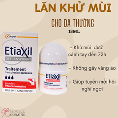 ETIAXIL LĂN KHỬ MÙI DA THƯỜNG, SỌC ĐỎ 15ML