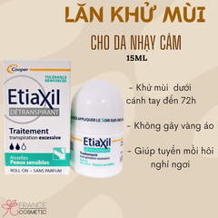 ETIAXIL LĂN KHỬ MÙI DA NHẠY CẢM, SỌC XANH 15ML