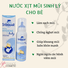 STERIMAR XỊT MŨI CÁ HEO VÀNG DÙNG HÀNG NGÀY 100ML