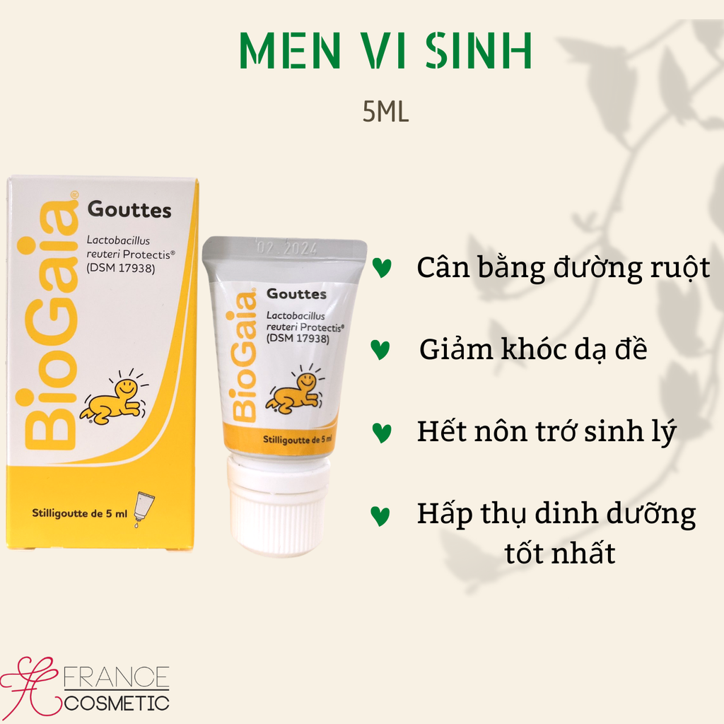 BIOGAIA MEN VI SINH 5ML