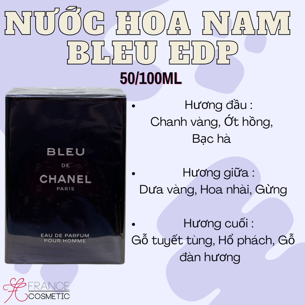 CHANEL NƯỚC HOA NAM BLEU EDP 100ML/50ML