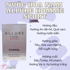 CHANEL NƯỚC HOA NAM ALLURE HOMME SPORT EDT 100ml