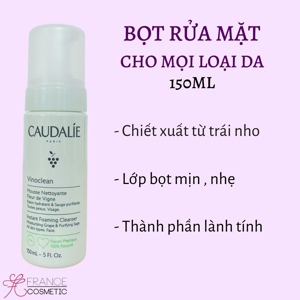 CAUDALIE RỬA MẶT TẠO BỌT 150ML