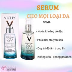 VICHY SERUM DƯỠNG ẨM MINERAL 89 50ML