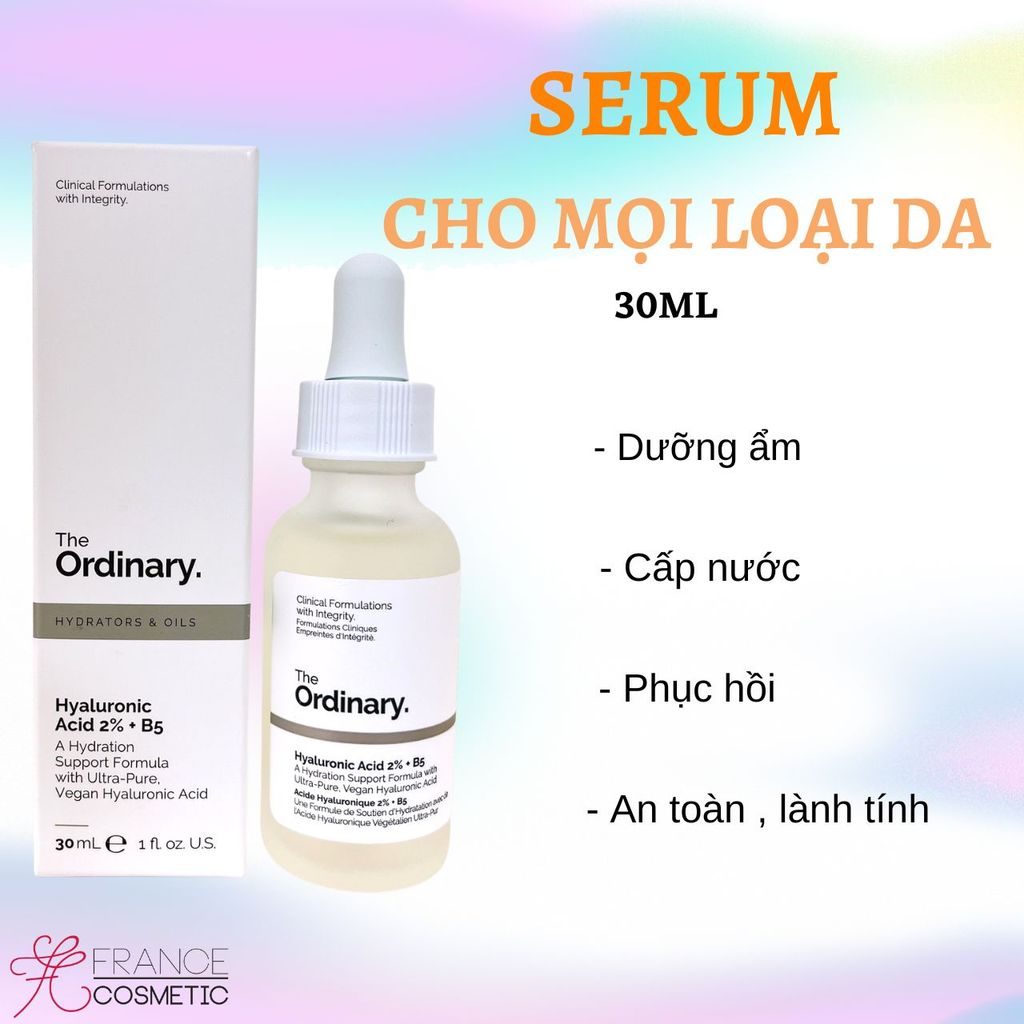 THE ORDINARY SERUM DƯỠNG ẨM HA 2% + B5 30ML