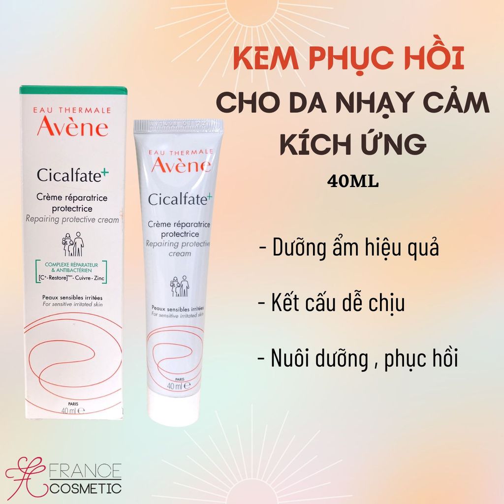 AVENE KEM PHỤC HỒI CICALFATE+ 40ML