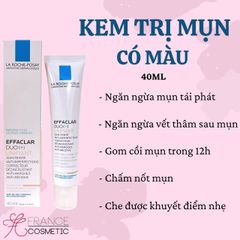 LA ROCHE POSAY KEM TRỊ MỤN CÓ MÀU KIÊM CHE KHUYẾT ĐIỂM DUO+ LIGHT 40ML