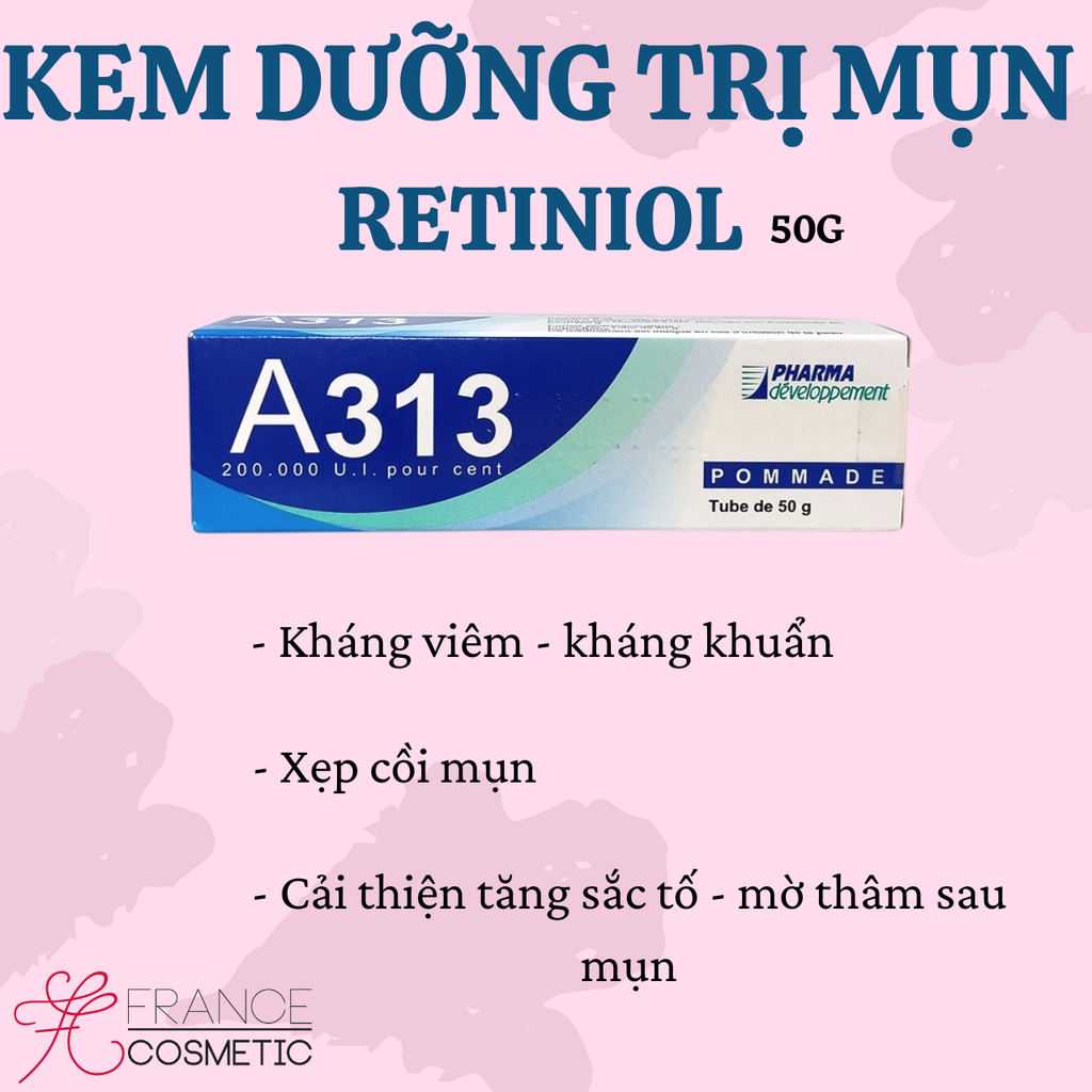 A313 RETINOL TRỊ MỤN, CHỐNG LÃO HÓA 50G