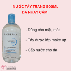 BIODERMA TẨY TRANG CẤP NƯỚC DA NHẠY CẢM HYDRABIO 500ML