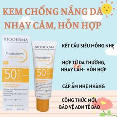 BIODERMA KEM CHỐNG NẮNG DA NHẠY CẢM AQUAFLUIDE 40ML