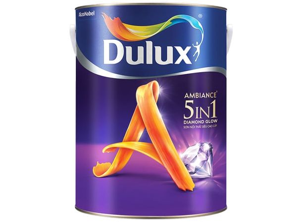 Sơn nội thất Dulux Ambiance 5in1 Diamond Glow - Siêu Bóng