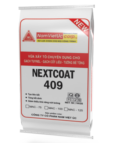 Vữa khô trộn sẵn mác 75  NEXTCOAT 409