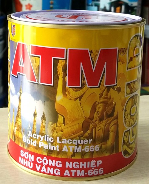 Sơn Nhũ Vàng ATM 666 875 ml