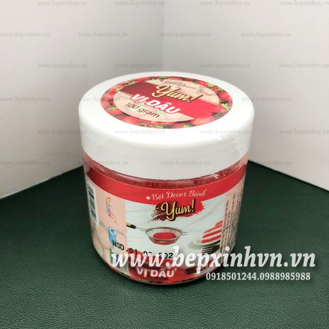 Bột decor bánh vị dâu 100g