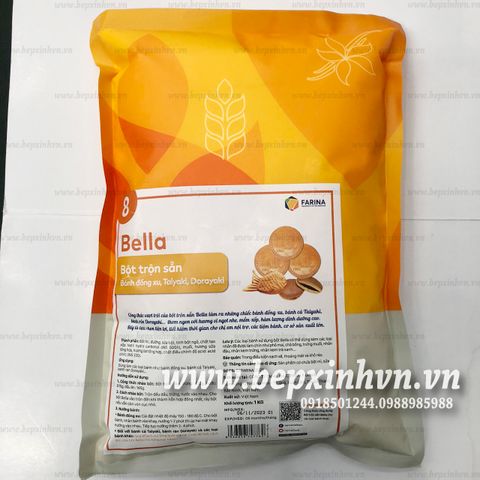 Bột trộn sẵn bánh đồng xu, Taiyaki, Dorayaki  Farina Bella 1kg