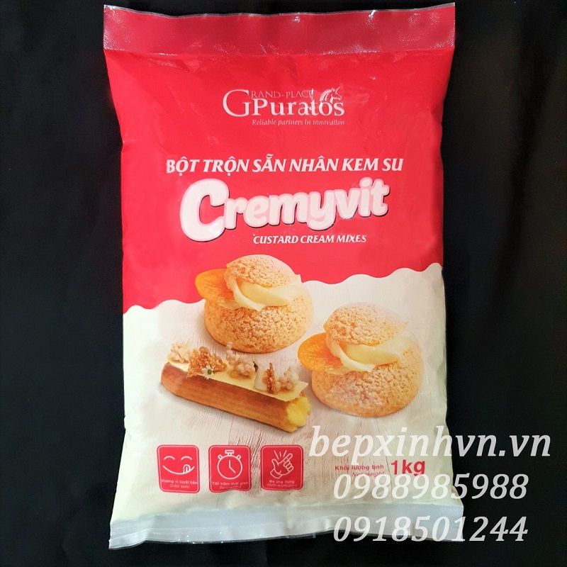 Bột nhân kem su Puratos Cremyvit