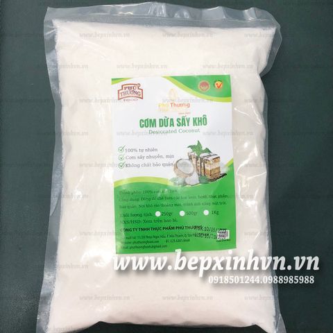 Cơm dừa sấy khô mịn Phú Thương Food 1kg