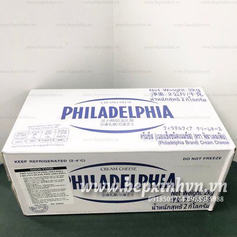 Phô mai Cream Cheese  philadelphia 2kg