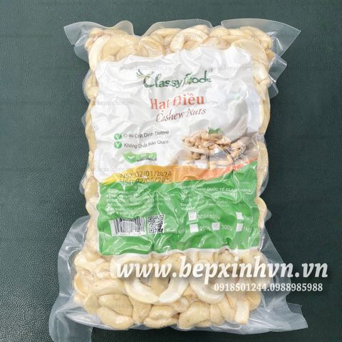 Hạt điều sống vỡ đôi Classyfoods