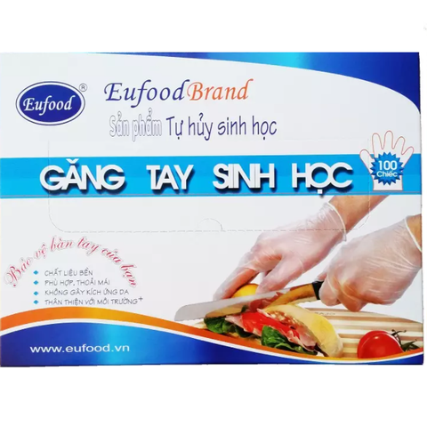 Găng tay tự hủy sinh học Eufood