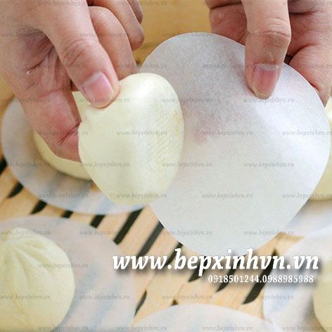 Giấy nến lót bánh bao (3 size)