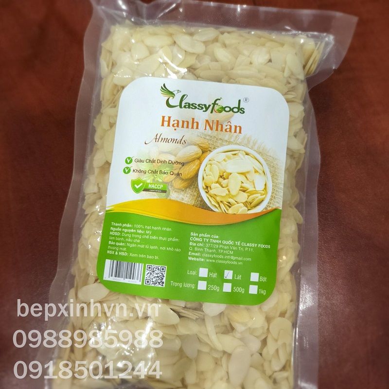 Hạnh nhân lát Classyfoods