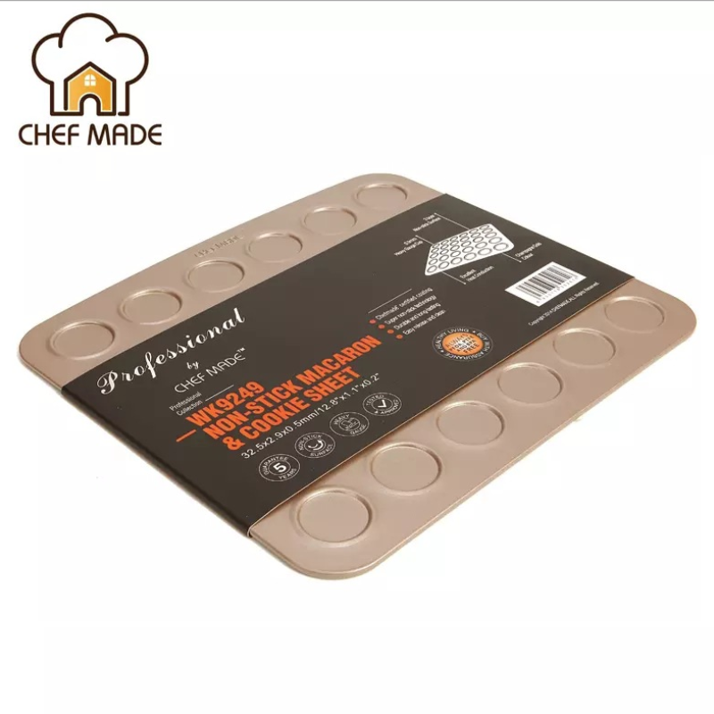 Khuôn bánh macaron 30 vòng ChefMade WK9249