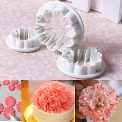 Khuôn nhấn fondant hoa cẩm chướng