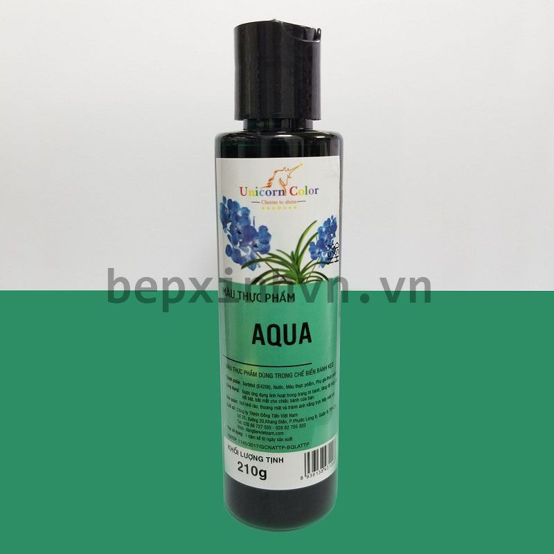 Màu siro thực phẩm aqua 210g