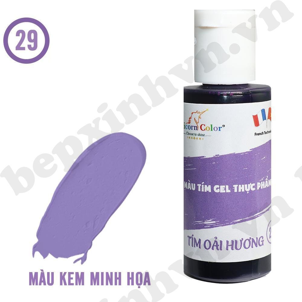 Màu gel tím oải hương/Lavender Unicorn Color 28g