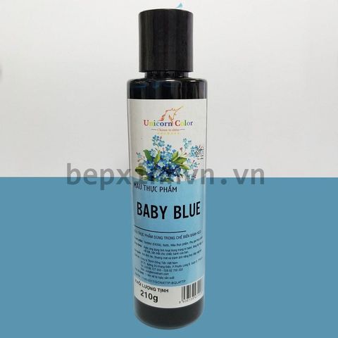 Màu siro thực phẩm xanh baby 210g