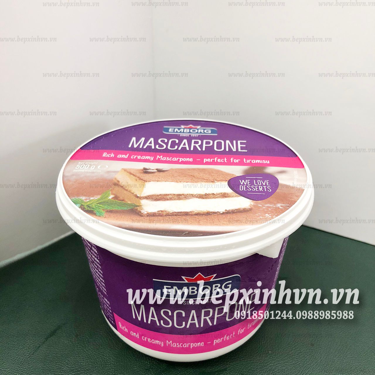 Phô mai Mascarpone Emborg 500gr