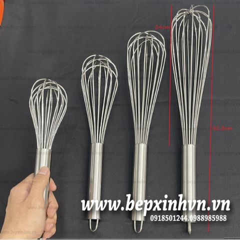 Phới Lồng Đánh Trứng Inox Dày 16