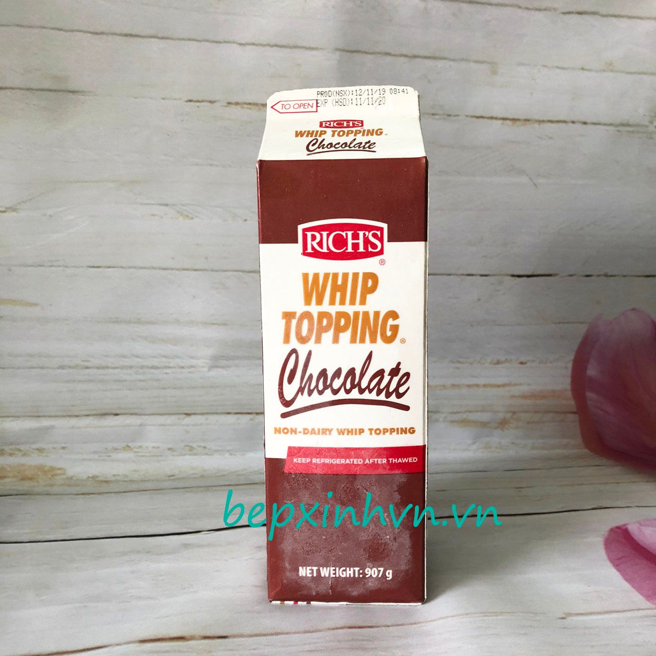 Whip Topping Chocolate rich's